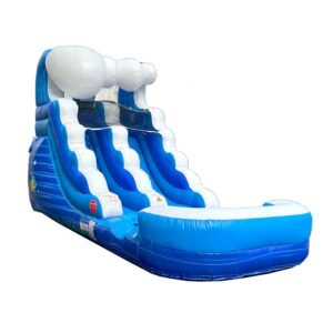 Wave Water Slide Pool Combo