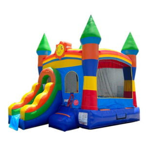 Smiley Face Combo Bounce House