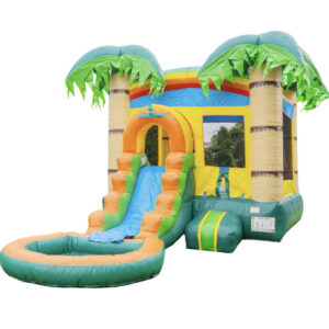 Tropical Combo Bounce House