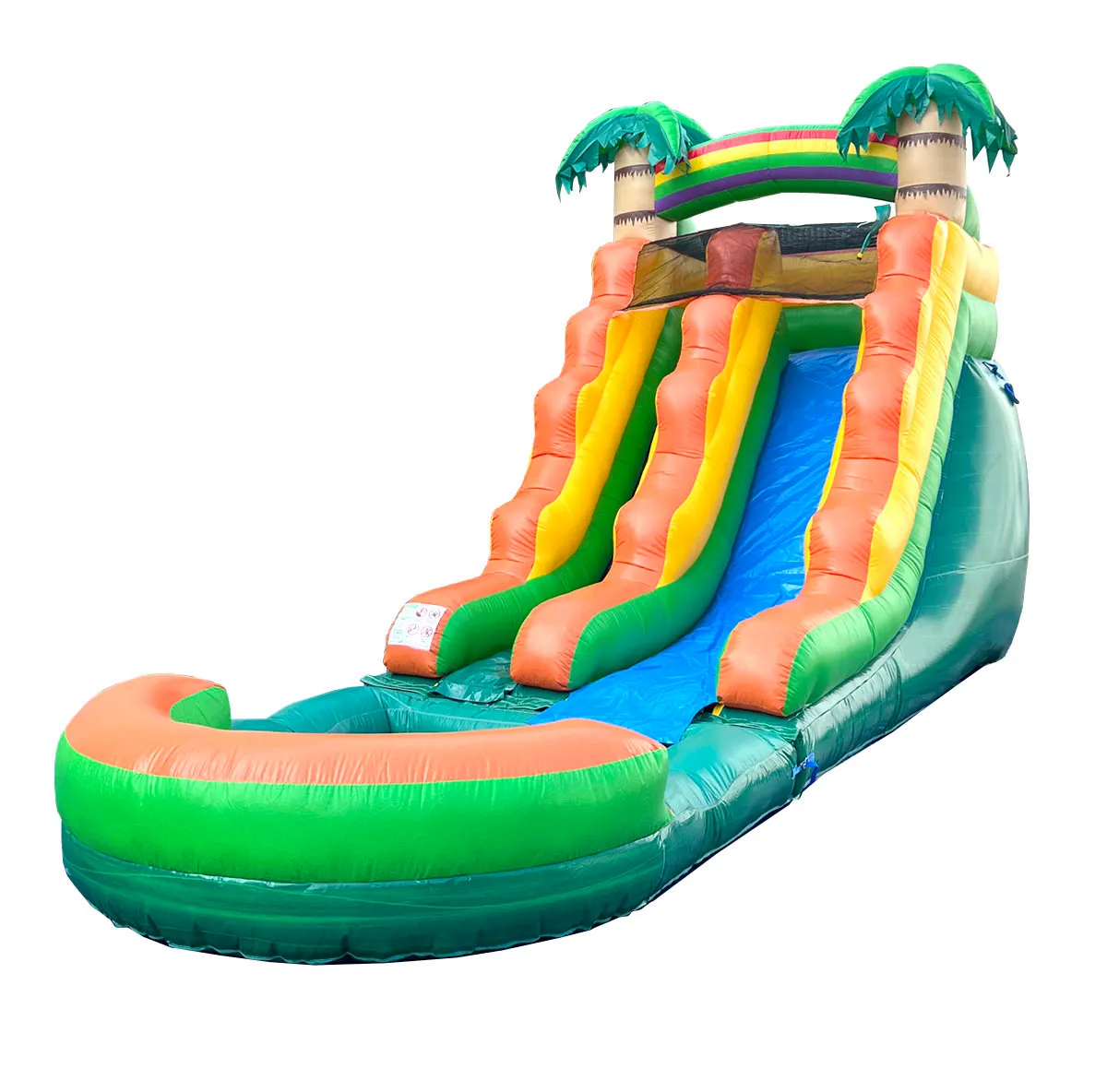 Jungle Water Slide Pool Combo